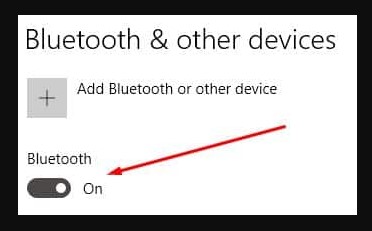 Aktifkan Bluetooth di Windows